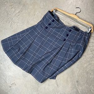 Tommy Hilfiger NWT Y2K Houndstooth/ Check Pleated Mini Skirt Size: 14